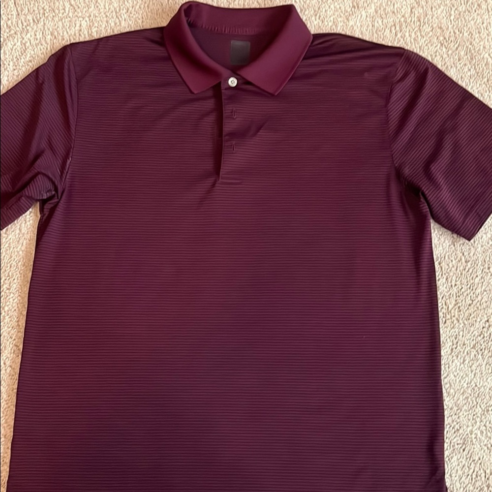Men's Pro Tour Burgundy Polo Shirt